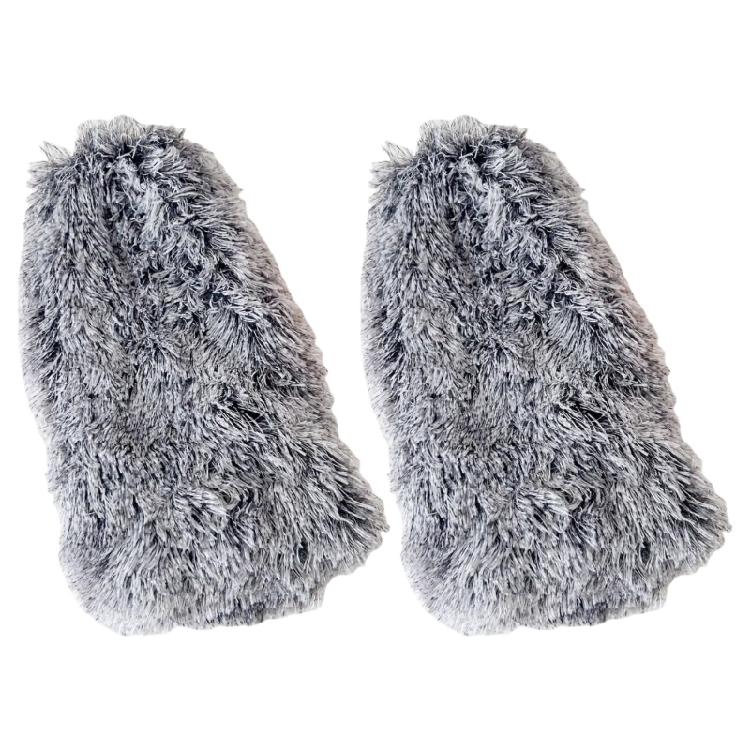 Furry Leg Warmers Winter Wear for Everyday Outfits Festivals Women Colorful Fuzzy Plush Boot Cuffs Footless Calf Socks