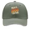 Vintage Gold Year Celebration Typogr Sandwich Baseball Cap Sun Cap Outdoor Workouts Hat