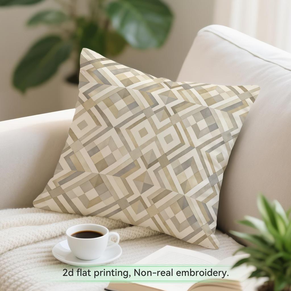 1pcs Bohemian Light Brown Leaf Cushions Pillowcase Polyester Cushion Cover Throw Pillow Pillowcover Home Car Sofa Decor