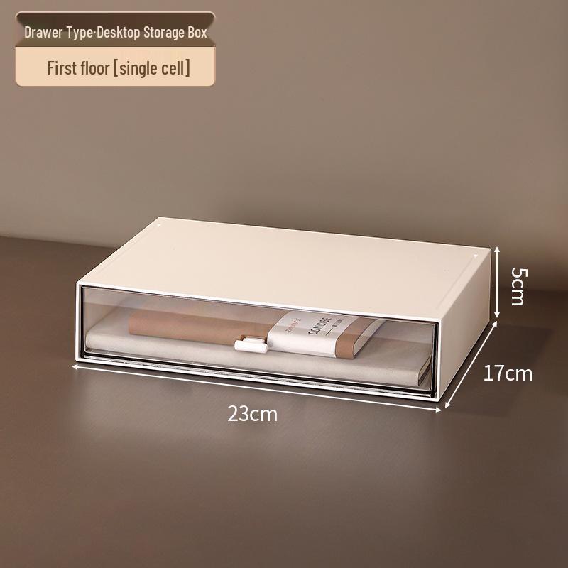 Acryl-Schreibtisch-Organizer-Box mit Schubladen für Büromaterial