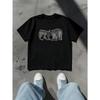 Trendy Street Retro Men's Loose T Shirt for Men and Women, American Street Trendy T Shirt