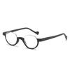 Fashion Half-Frame Reading Glasses Women'S Anti-Blue Reading Glasses Round Reading Glasses
