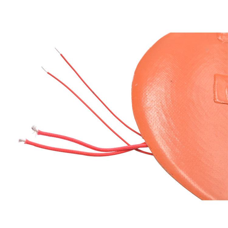 Round 200mm Silicone Heating Pad for 3D Printer Hot Bed