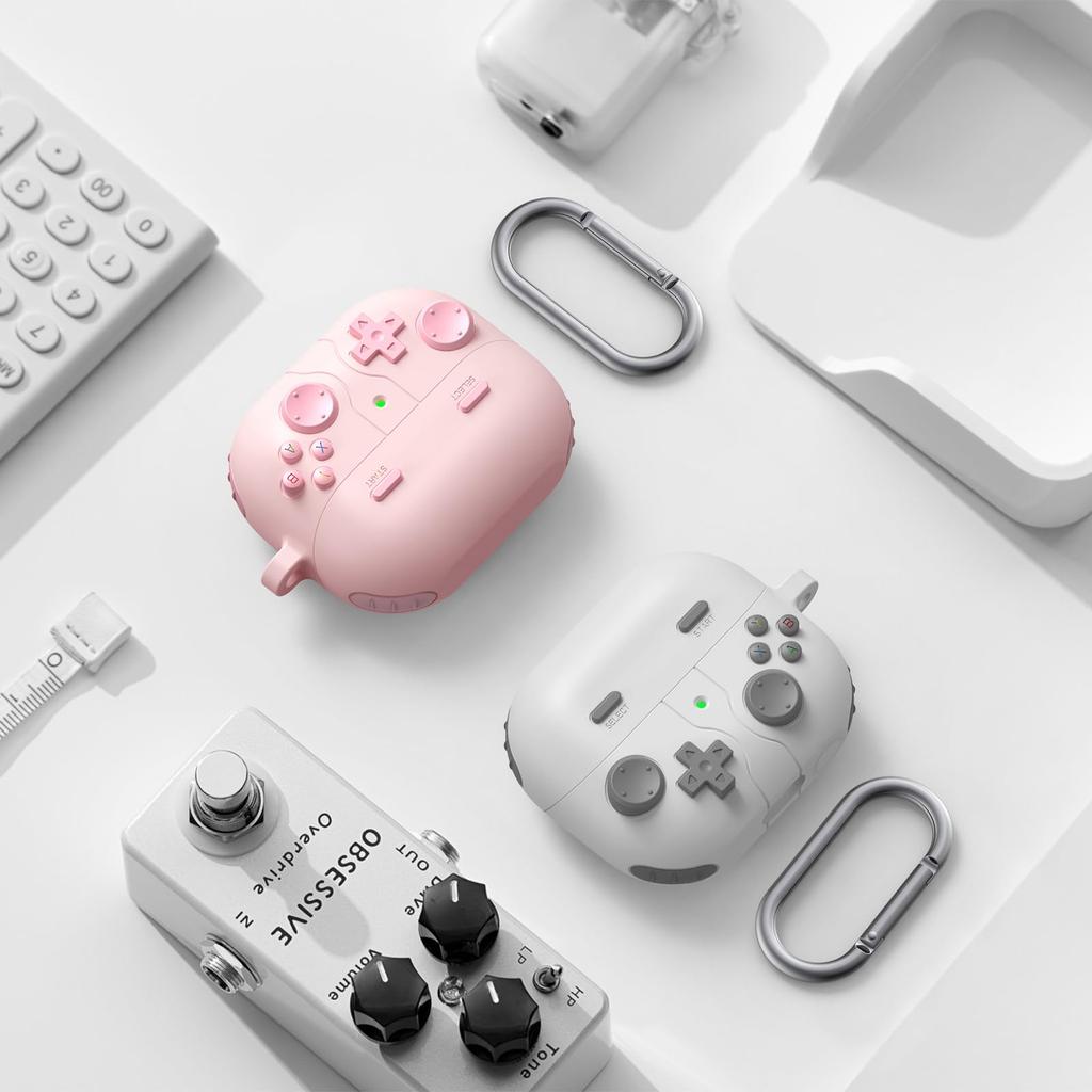 for New Galaxy Buds3 FE (2025) Case Cover Shockproof For Galaxy Buds 3 FE Protective Hard Cover Shell with Keychain&Cleaning kit