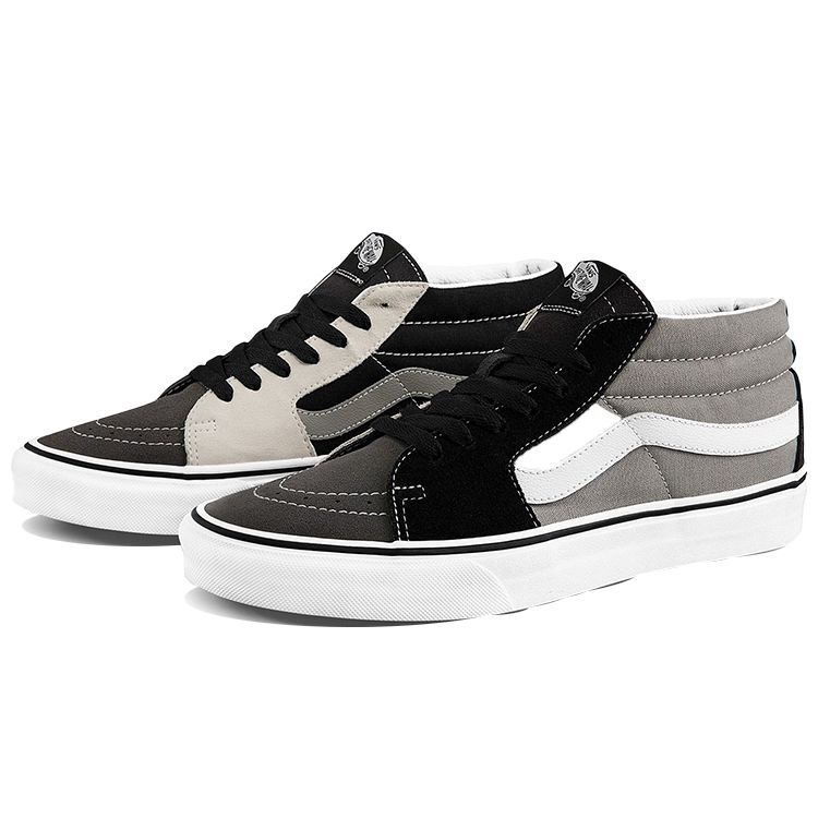Vans Unisex Sk8-Mid Black White Grey VN0A3WM32PD