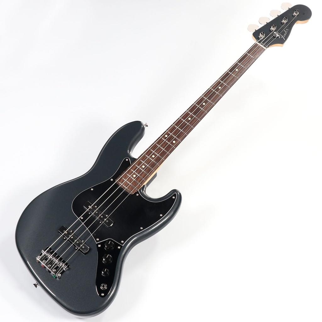 Fender/FSR Collection Hybrid II Jazz Bass Charcoal Frost Metallic with Matching Head [Made Japan]