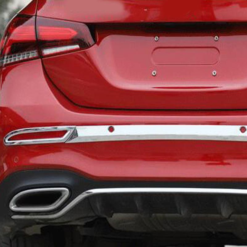 For Mercedes Benz A Class W177 A180 A200 A250     Cover Rear Fog Light Trim Strip Bumper Frame Plate Lamp Trunk