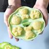 Reusable Chocolate Molds Silicone Bear Cake Mold Steamer Safe Food Baking Pan for Kids Easy Release Pastry Non Stick Heatproof Muffin Pudding Jelly