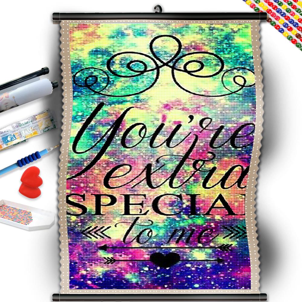 

5D DIY рамка бриллиантовая живопись Великолепное звездное небо бриллиантовая вышивка крестиком текст стразы мозаика домашний декор