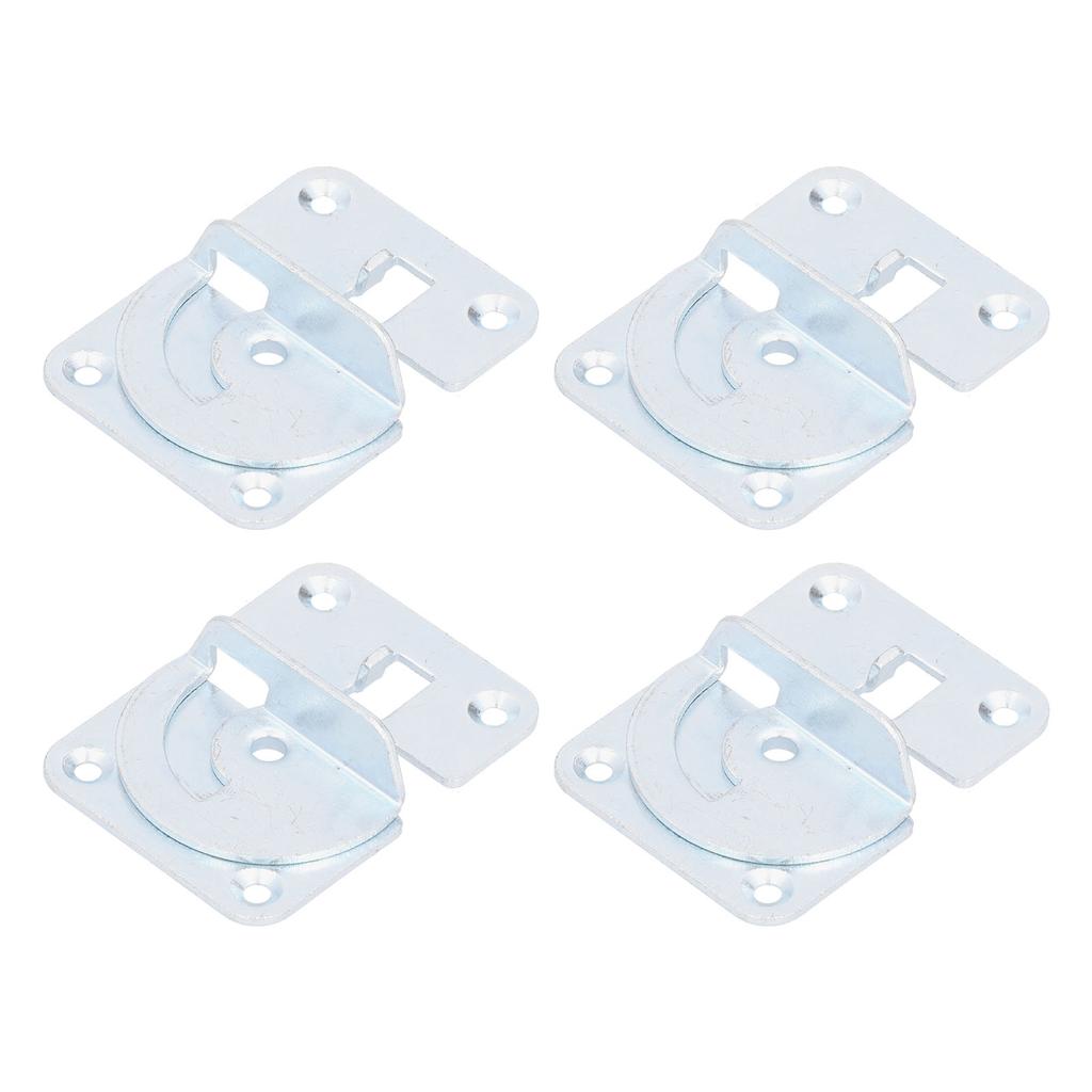 4PCS Bed Rail Bracket Heavy Duty Stainless Steel Bed Rail Fittings for Bed Frame Footrest