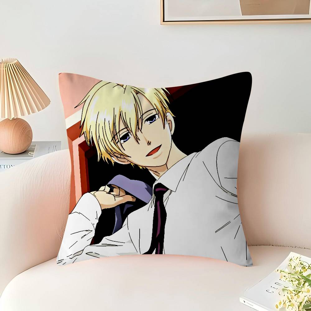 Ouran High School Host Club Tamaki Pillowcase Toon Gift Cushion Cover Bedroom Home Sofa Chair Seat Decor Pillow Case
