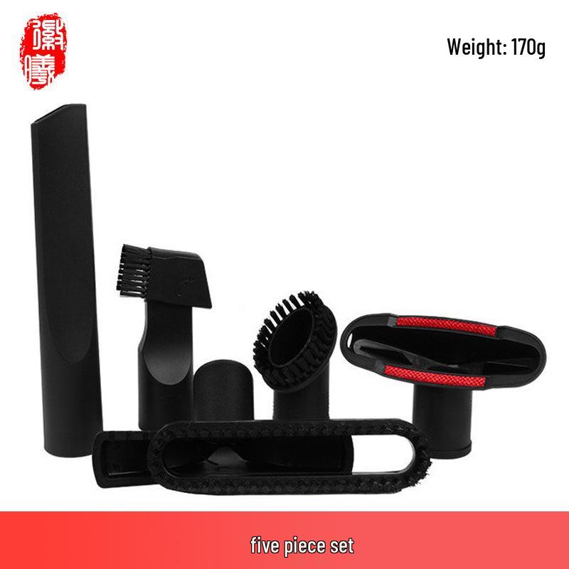 Boxuan 2-in-1 Round Brush Head for Philips Midea Vacuum Cleaners, Universal 32mm Diameter