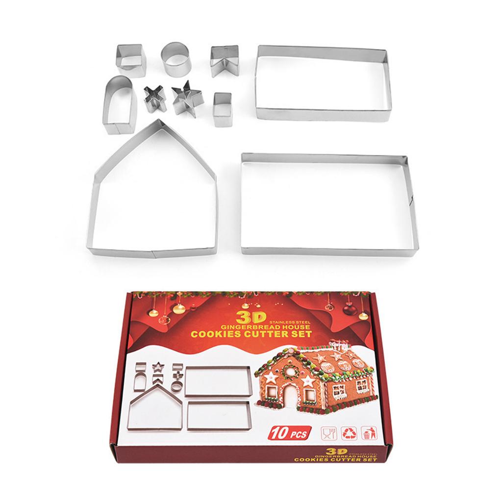 8pcs Cookies-Stencils Nice-looking Adorable Pastry Template For Home Cooking Tool