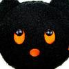 Dick Bruna Black Bear Face inches Plush 600190 Pouch, approx. 7.5 (18 cm) Toy,