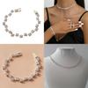 Jewelry Set With Water Drill For Bridal Wedding Gift With Geometric Design For Women