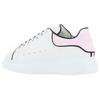Oversized Outline White Pale Pink Women's 733003WHJE58845