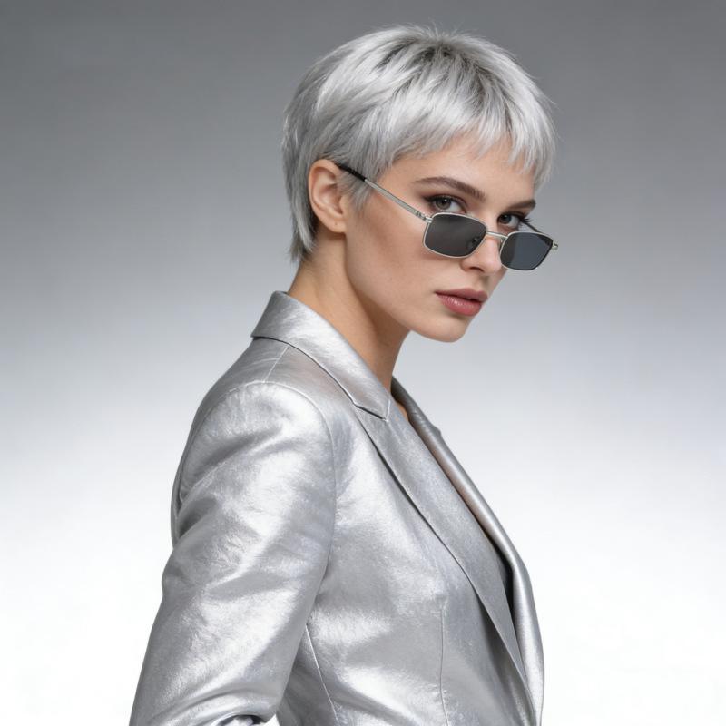 

New Vintage Small Square Frame Glasses Retro Sunglasses Trendy Eyewear Rectangle Sun Glasses Uv400 Shades Men Women Eyepiece