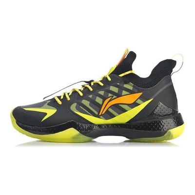 Li Ning Battle Axe II Competition Shock Absorbing Wear Resistant Breathable Supportive Lightweight Low Top Badminton Shoes Men Sneaker AYAQ017-2