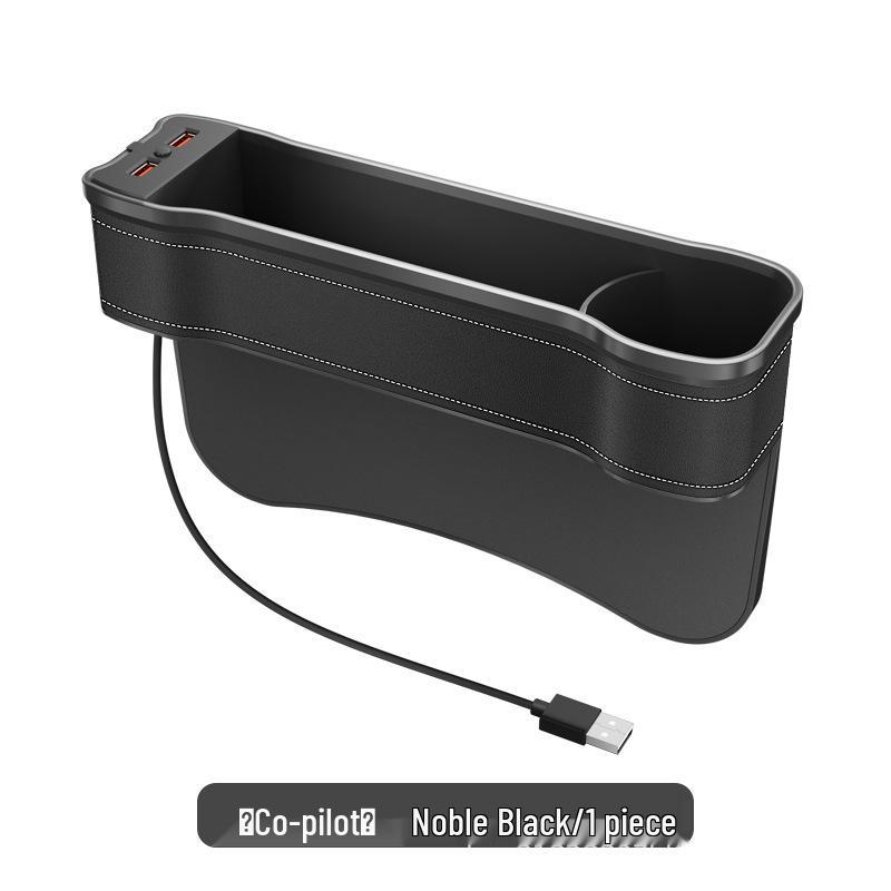 Iridescent Multifunctional Car Seat Gap Organizer with Ambient Light