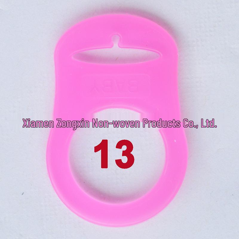 Eco-Friendly Silicone Baby Pacifier Ring with Soothing Buckle
