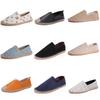 Wear-resistant canvas men's shoes breathable lazy one-pedal walking old Beijing linen handmade cloth shoes casual board shoes
