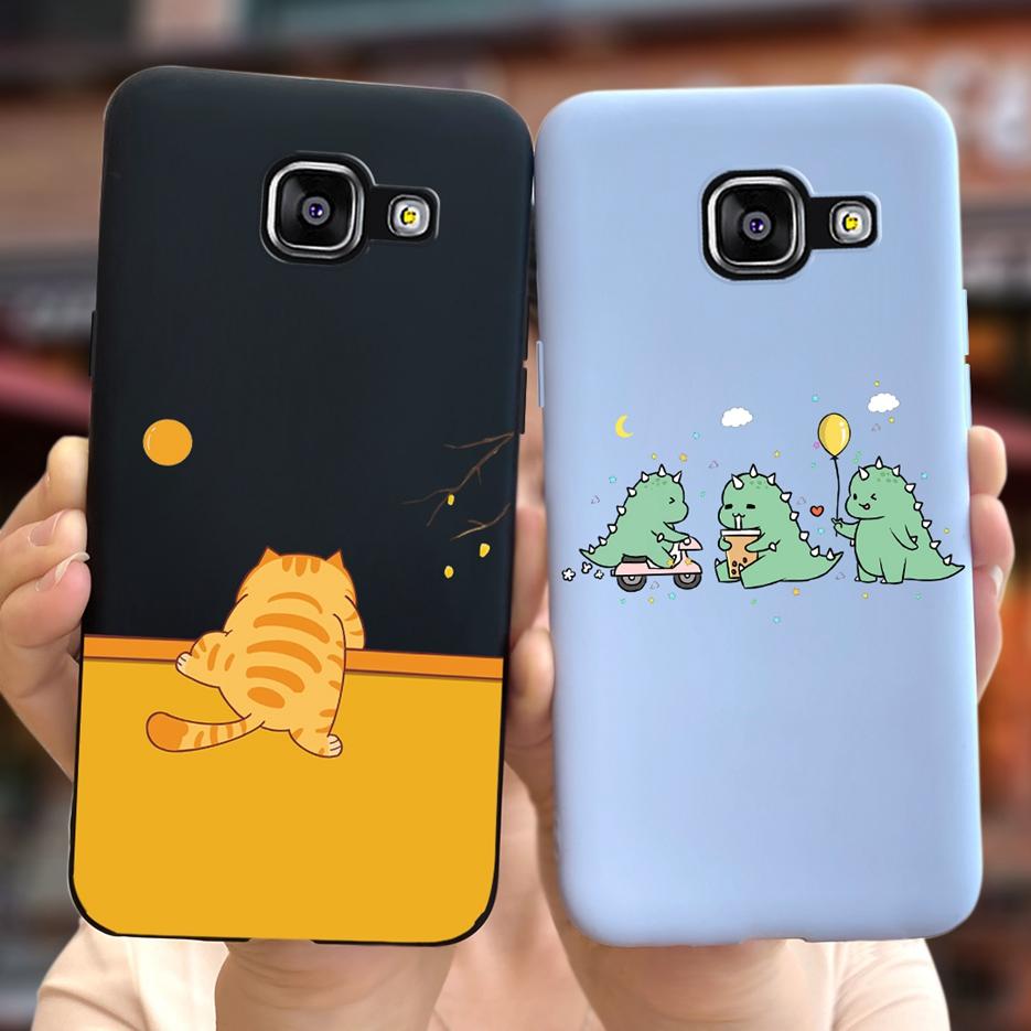 For Samsung Galaxy A5 2016 Case SM-A510F Cute Cartoon Cover Soft Silicone Phone Case For Samsung A5 2017 A520F Back Cover Bumper