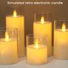 Flickering Flameless LED Candles Battery Operated Fake Electric LED Tea Lights for Wedding Aniversary Halloween Christmas Table Centerpiece