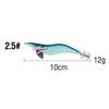 Durable ABS Wood Shrimp Lures Green Blue Red Yellow 10cm Squid Hook Jigs Octopus Lure Fishing Accessories