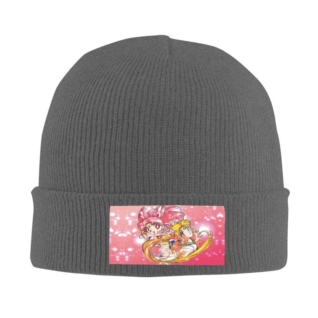 Sailors Moon Usagi Tsukino Skullies Beanies Caps Unisex Winter Warm Knitted Hat Adult Anime Unisexga Bonnet Hats Outdoor Ski Cap