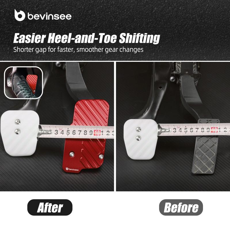 For MQB Manual Transmission Heel / Toe Accelerator Extension Pedal, for VW Golf 7 1.4T 1.8T, for MK8/MK7 GTI for MK8/MK7 R 2.0T