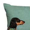 Plush Dachshund Pillow Cover Cartoon Dog Throw Pillow Case Home Living Room Bedroom Sofa Bed Decorative Rectangle Cushion Cover