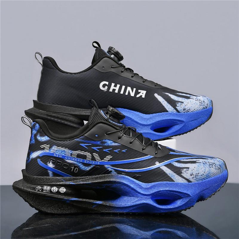 Youth style shoes Lightweight Kids Running Shoes Boys With Carbon Plate Support Breathable Mesh Upper Quick-Release Buckle Outdoor Indoor Use