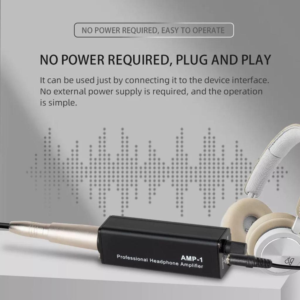 Personal Monitor Analog Headphone Amplifier Stereo Headphone Earphone Amplifier In-ear Amplifier,