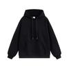 Womens Cotton Hoodie Loose Casual Solid Color Sweatshirt Couples Streetwear