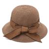 Summer Womens Wide Brim Straw Sun Hat With Sun Protection For Beach And Outdoor Activities