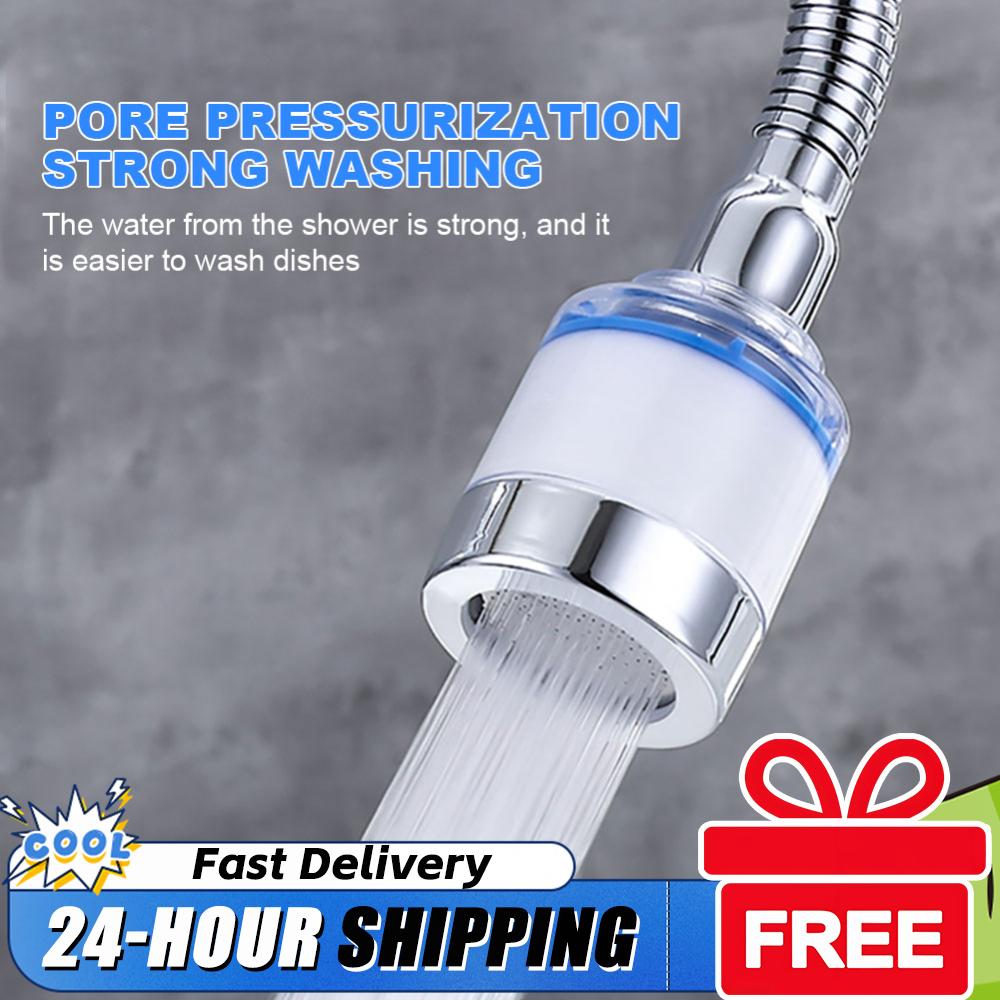 2-20PCS Faucet Water Clean Filter Purifier 360 Degree Rotating Splash Filters Faucet Adapter Water Saving for Household Kitchen