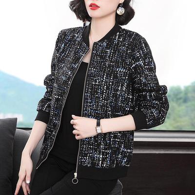 Women's 2023 Autumn/Winter Slim Fit Casual Loose Outerwear - Stylish Short Coat for Middle-Aged Moms