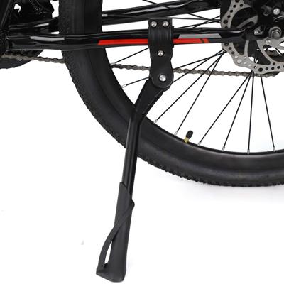 Regulowana boczna podstawka rowerowa kompatybilna z Road Cross Mountain Hex Wrench Easy Stand, 24" 26" 29", podpórka, lekka, wytrzymała, długość, czarna,