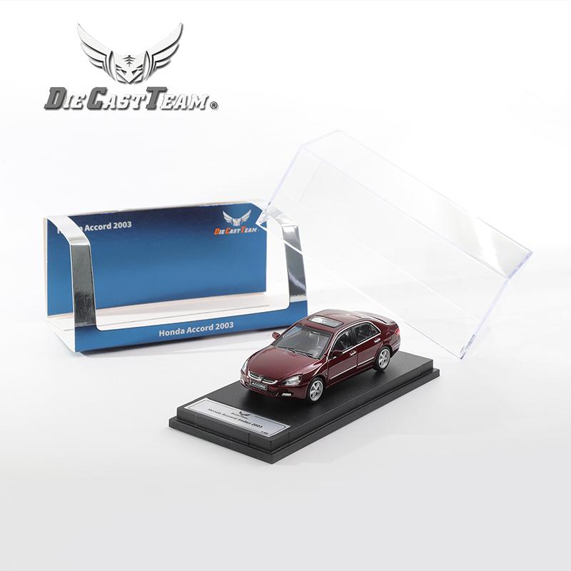 DCT 1/64 Honda 7th Generation Accord Car Alloy Motor Vehicle Diecast Metal Model Kids Xmas Gift Toys for Boys