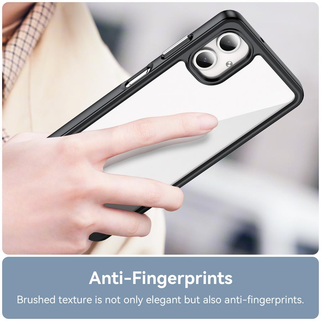 Für Samsung Galaxy A06 4G Stoßfeste Hülle TPU + Acryl Schutz Klare Handyhülle