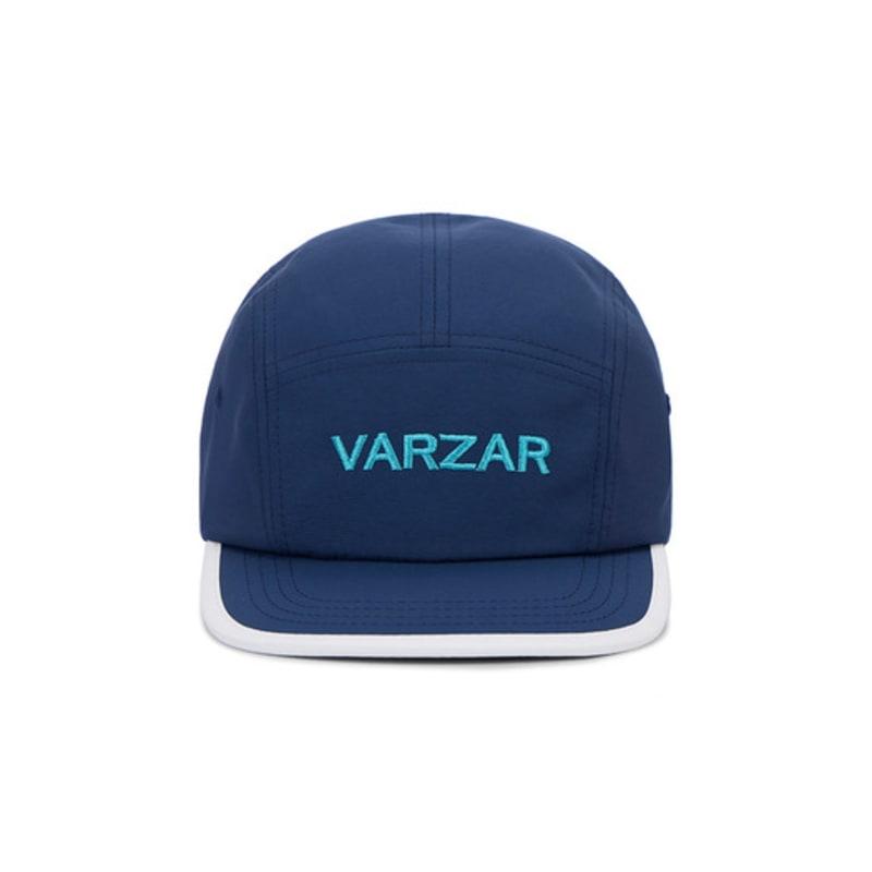 VARZAR Logo Two-Tone Camp Cap Navy