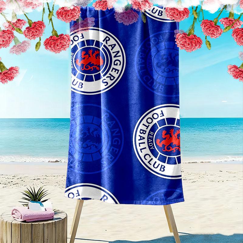 Rangers Print Beach Towel, Large Soft Quick Dry Towel for Beach Camping Swimming