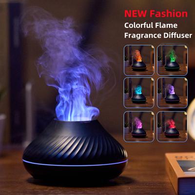 3D Bunte Flamme Luftbefeuchter USB Auto Aromatherapie Luftbefeuchter Diffusoren Tragbare Diffusor Ätherische Öle für Home Raum Duft