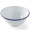 White Enameled Bowl, Diameter 160mm, Hendi 621288