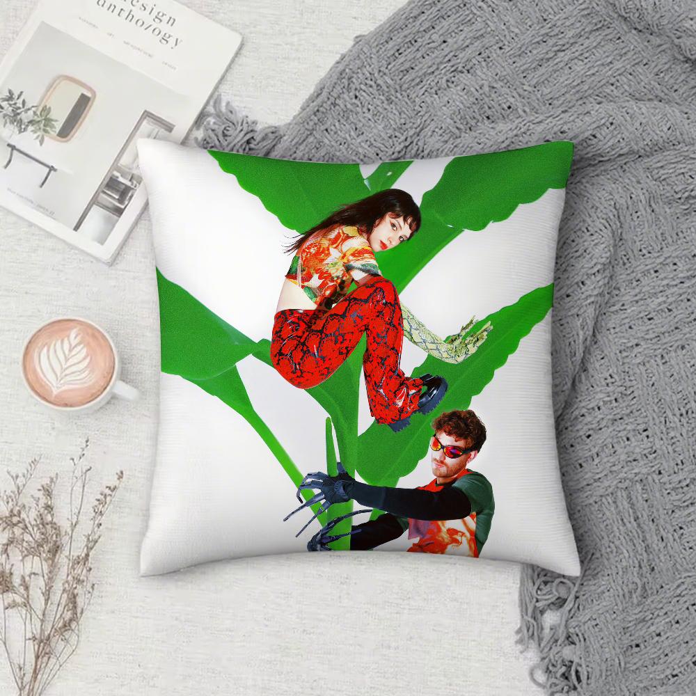 Magdalena Bay Imaginal Disk Pillow Case Square Double-Sided Printing Short Plush Sofa Cushion Cover Bedside Pillow