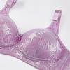 Lace Bra Without Underwire Women's Adjustable Plus-size Underwear Lace-holding Bra Middle-aged and Elderly Bra