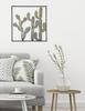 Wall Decoration Cactus-Frame -C- 50X1.3X50 Cm