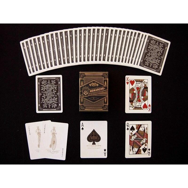 Theory11 Monarch Oyun Kartları Bisiklet Monarchs Destesi Poker Boyutu Kart Oyunları Sihir Hileleri