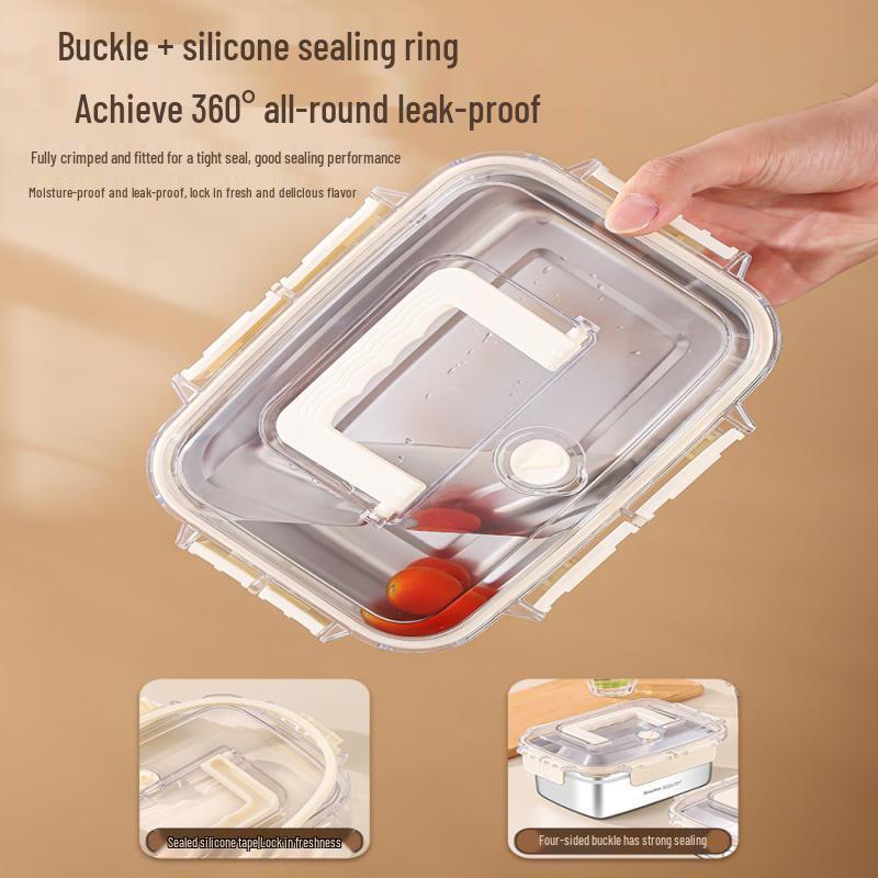 DM 316L Stainless Steel Lunch Box with Utensils