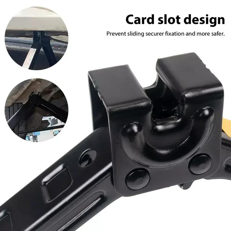2.5T 1.5T car jacks 2 in 1 Manual Lift Jack Car Repair Tool Lifting Tool with Labor-saving Ratchet Wrench Foldable Jack for Car